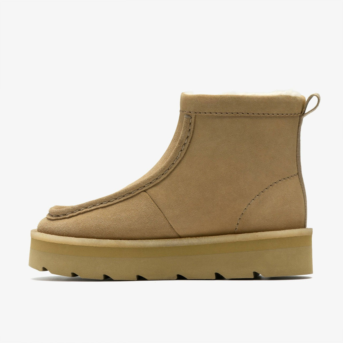 Clarks Best Price / Meare Rooey Dark Sand Warmlined