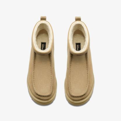 Clarks Best Price / Meare Rooey Dark Sand Warmlined