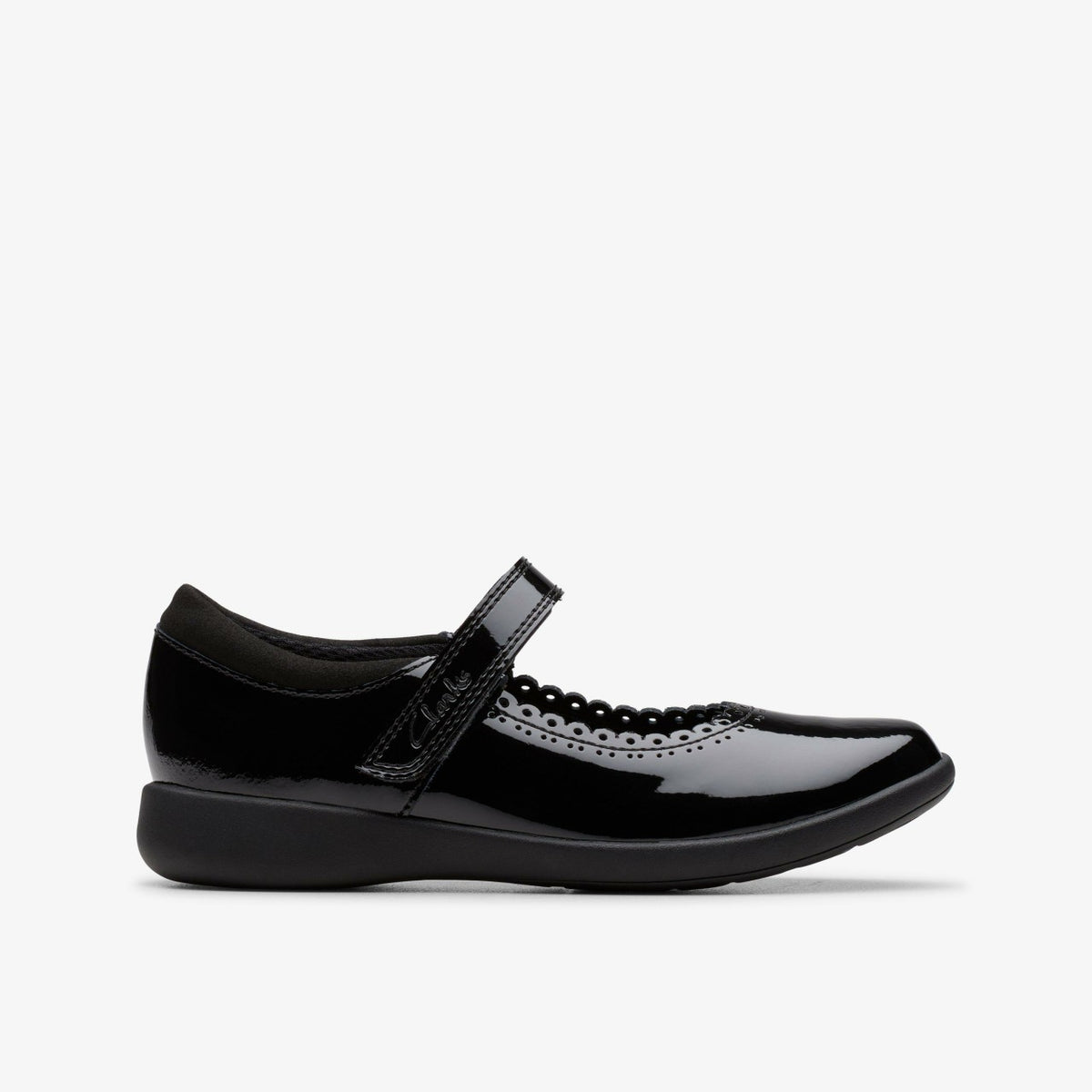 Clarks Top Pick / Etch Pure Kid Black Patent