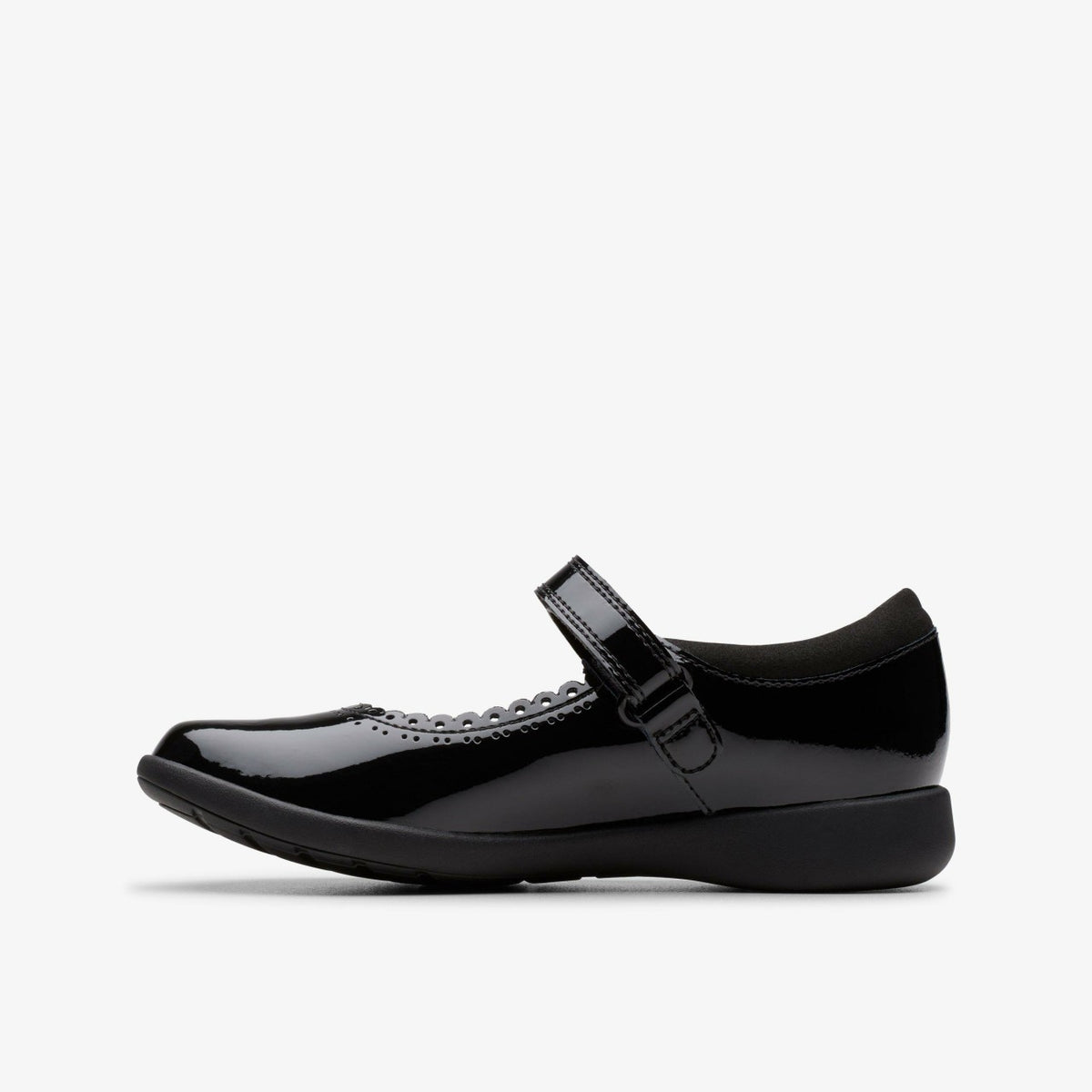 Clarks Top Pick / Etch Pure Kid Black Patent