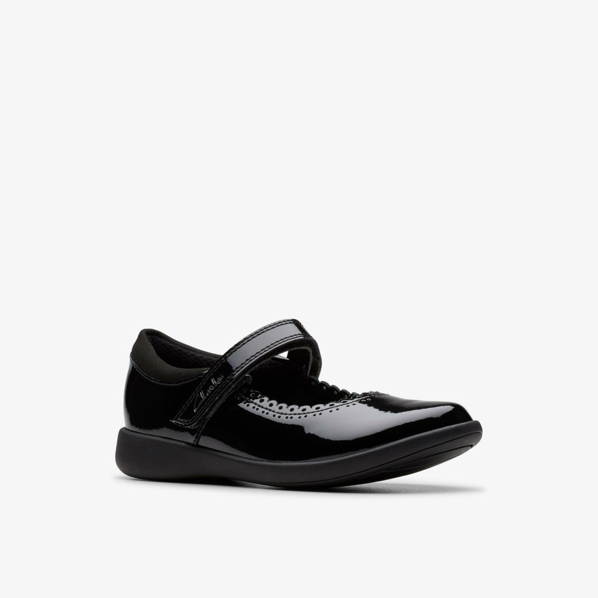 Clarks Top Pick / Etch Pure Kid Black Patent