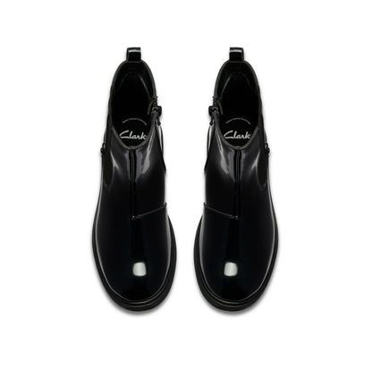 Clarks Top Pick / Astrol Orin Kid Black Patent
