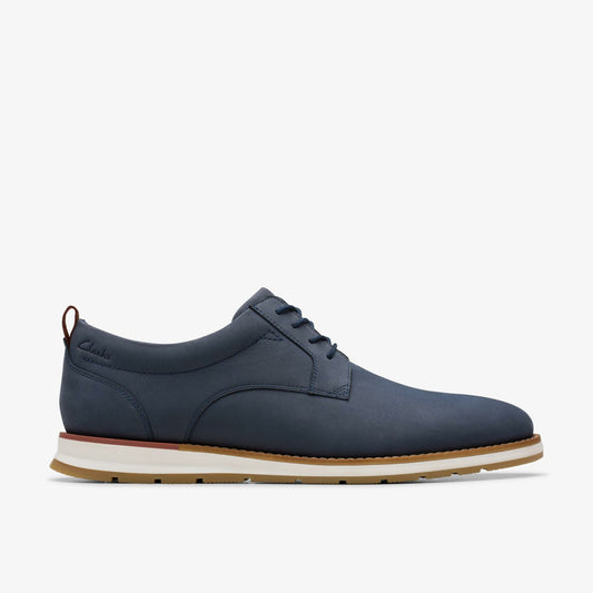 Clarks Recommended / Lapford Lace Navy Nubuck