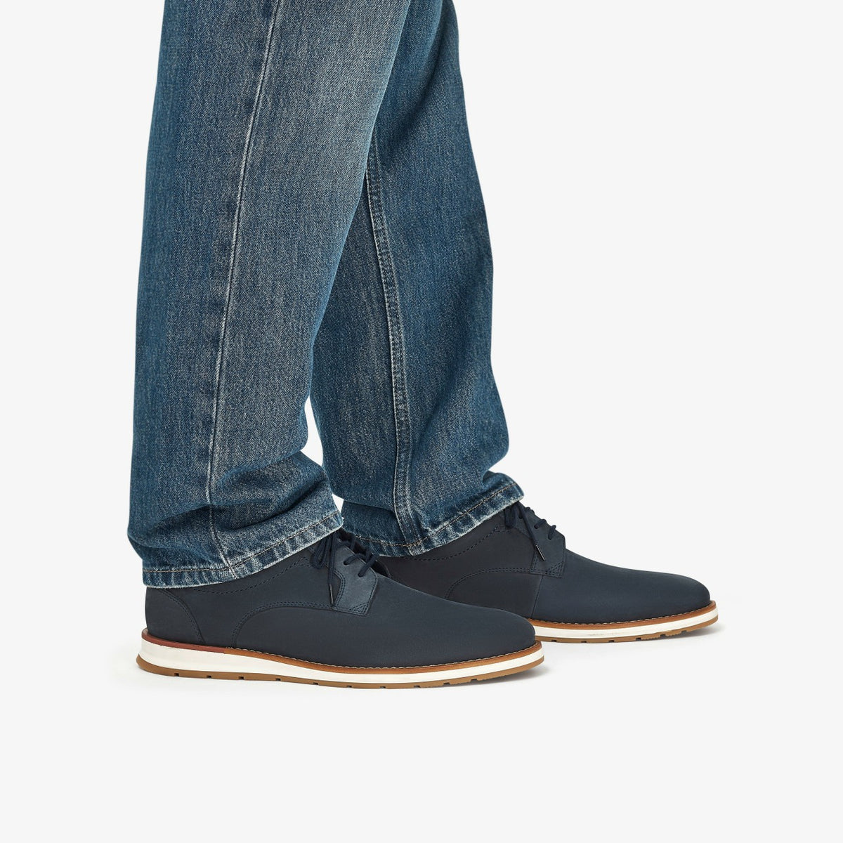 Clarks Recommended / Lapford Lace Navy Nubuck
