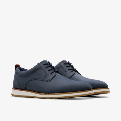 Clarks Recommended / Lapford Lace Navy Nubuck