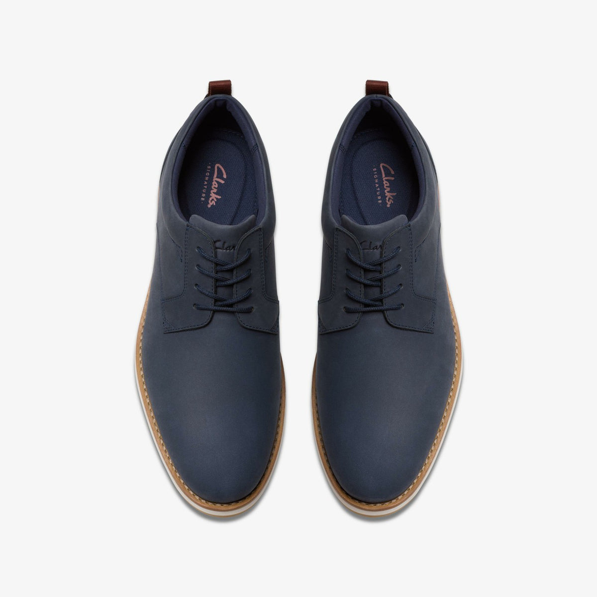 Clarks Recommended / Lapford Lace Navy Nubuck