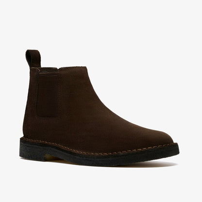 Clarks Discount / Desert Chelsea Dark Brown Suede