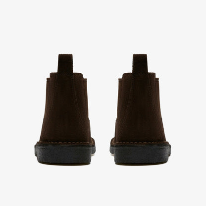 Clarks Discount / Desert Chelsea Dark Brown Suede
