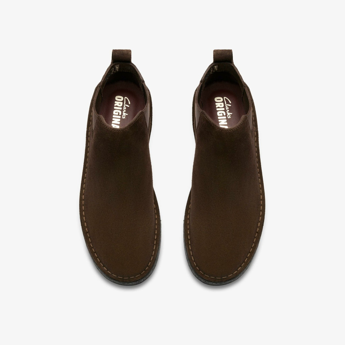 Clarks Discount / Desert Chelsea Dark Brown Suede