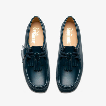Clarks Top Pick / Wallabee Dark Teal Leather
