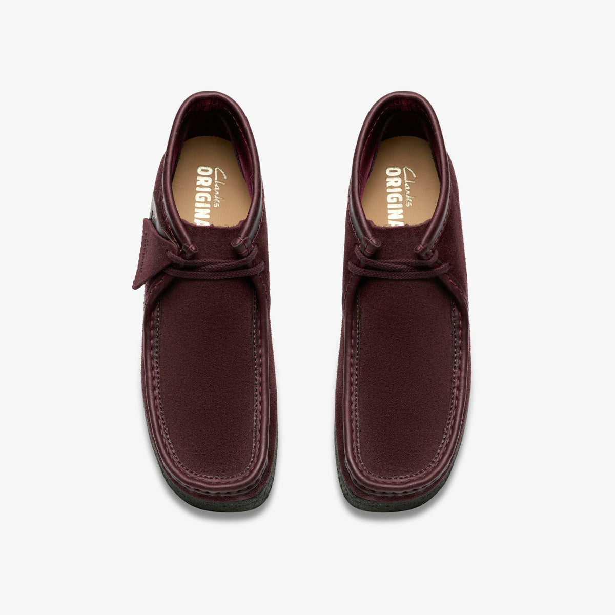 Clarks Best Seller / Wallabee Boot Purple Grape Suede