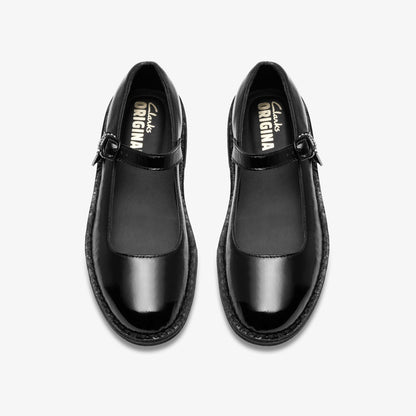 Clarks Top Pick / Desert Jane Black Patent