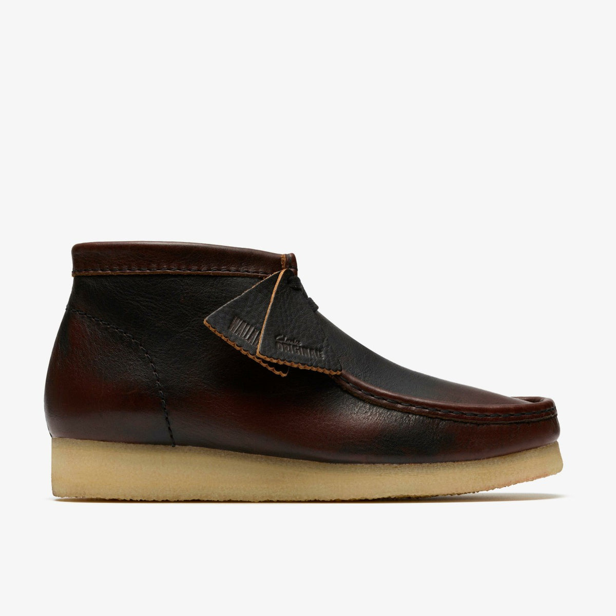 Clarks Essential / Wallabee Boot Dark Tan Combination