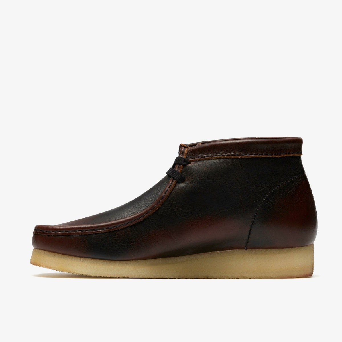 Clarks Essential / Wallabee Boot Dark Tan Combination