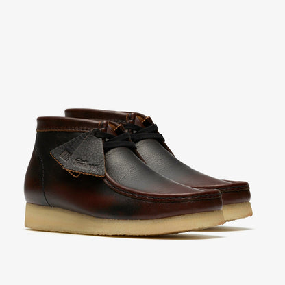 Clarks Essential / Wallabee Boot Dark Tan Combination