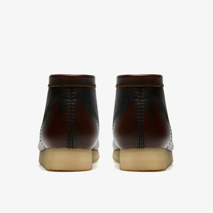Clarks Essential / Wallabee Boot Dark Tan Combination