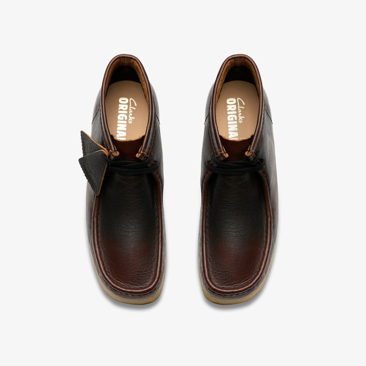 Clarks Essential / Wallabee Boot Dark Tan Combination