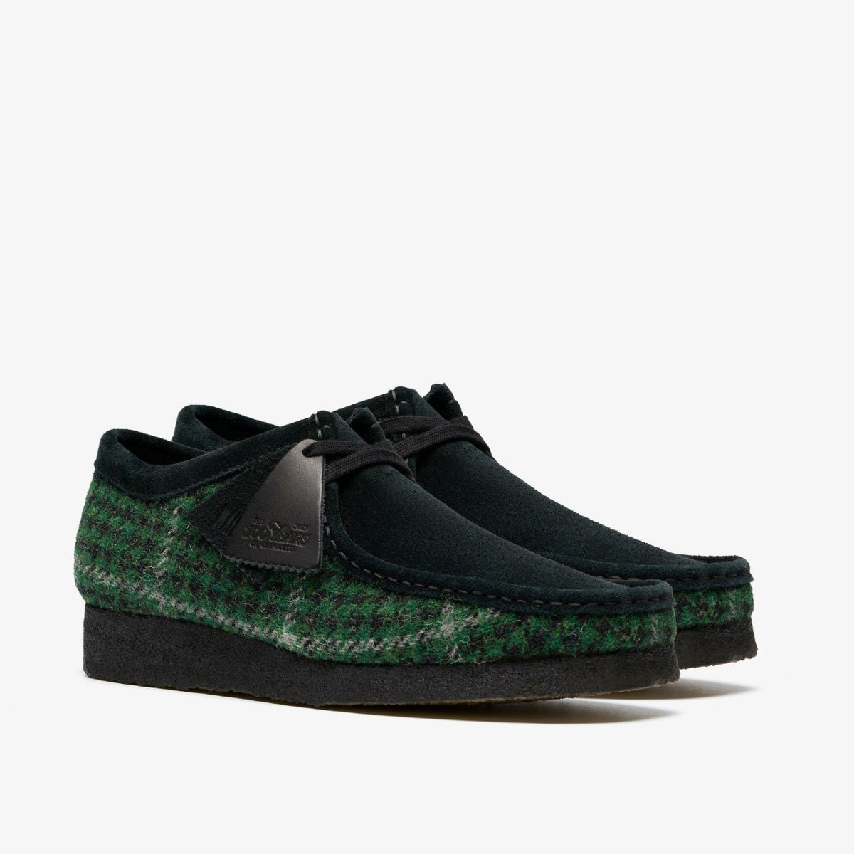 Clarks Essential / Wallabee Green Tweed Combination