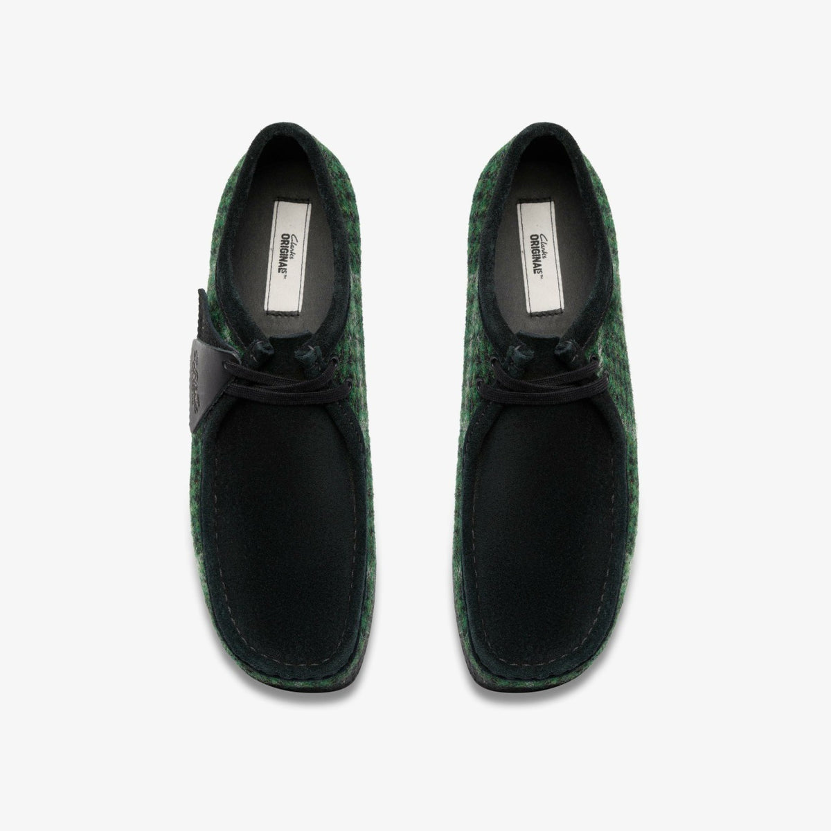 Clarks Essential / Wallabee Green Tweed Combination