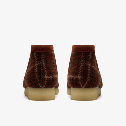 Clarks Classic / Wallabee Boot Rust Tweed Combination