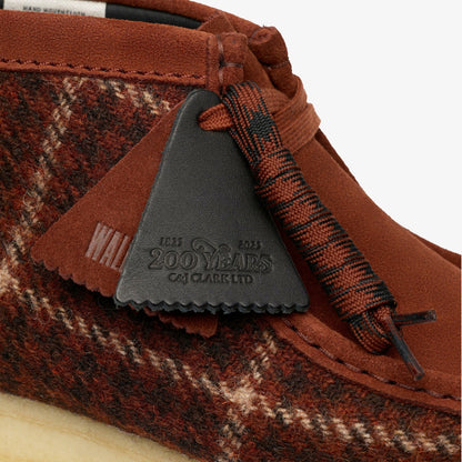 Clarks Classic / Wallabee Boot Rust Tweed Combination