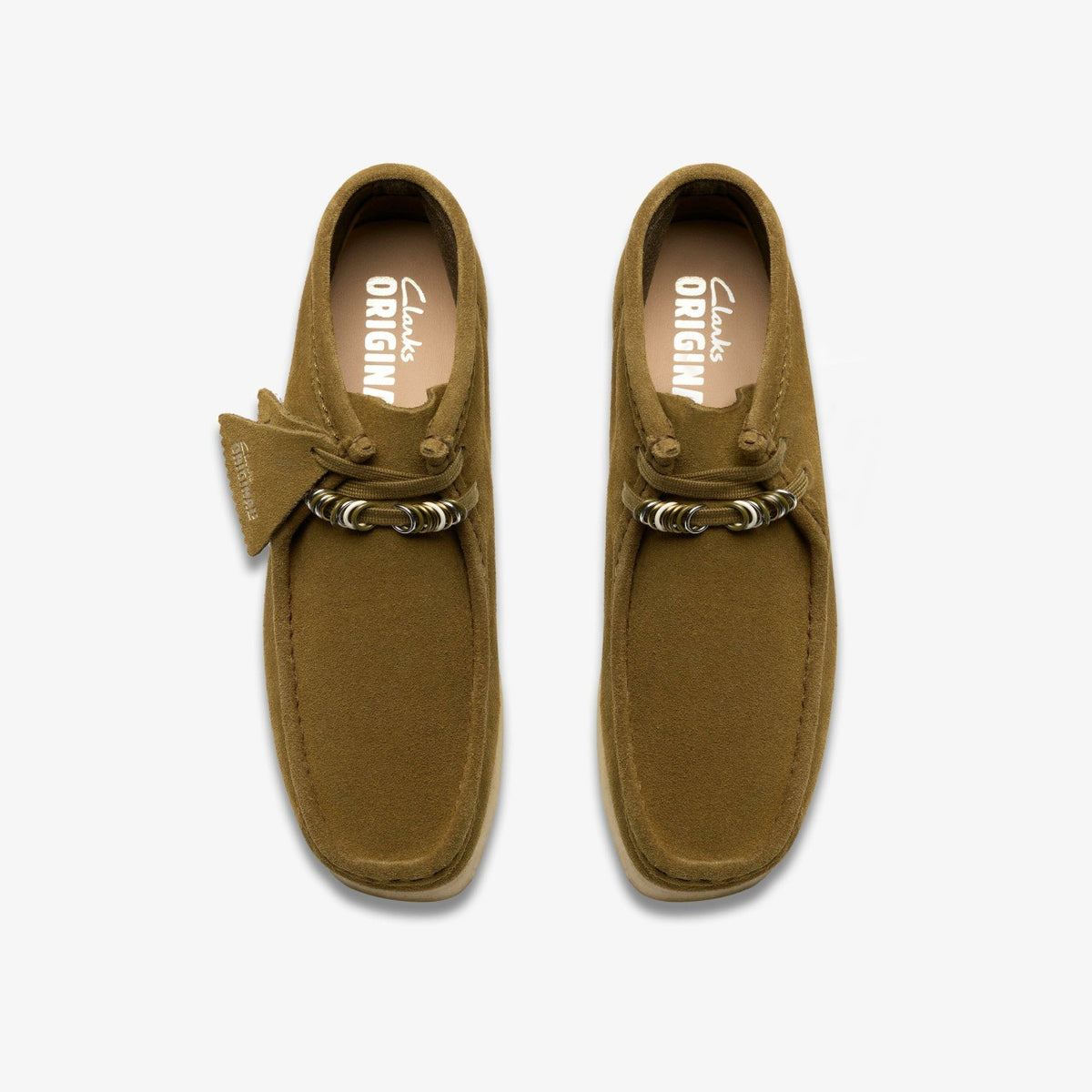 Clarks Latest / Wallabee Boot Green Suede