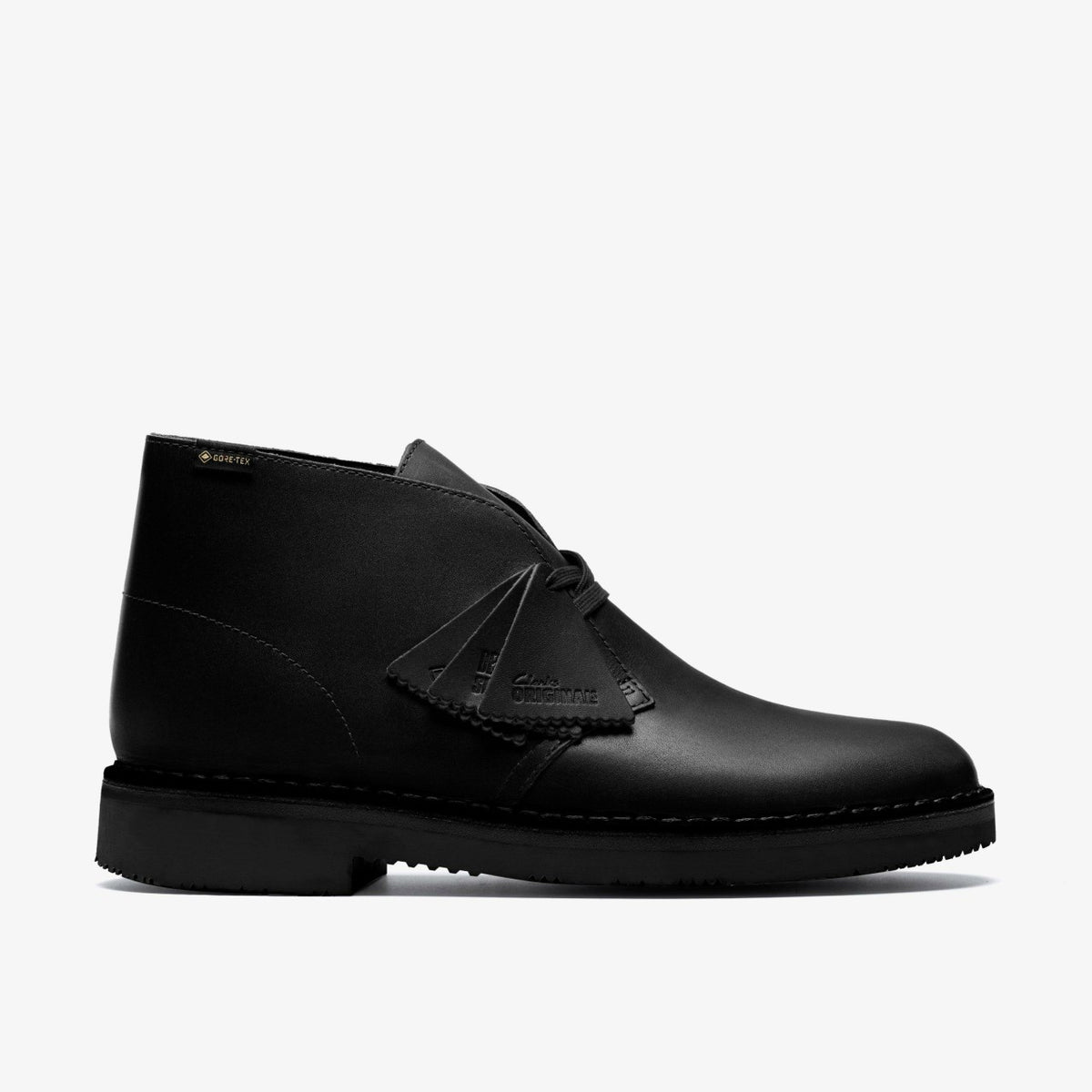 Clarks Sale / Desert Boot GORE-TEX Black Leather