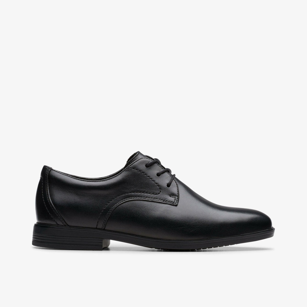 Clarks New / Jonwin Step Youth Black Leather