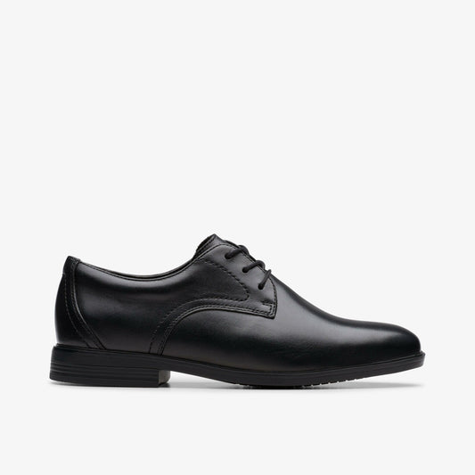 Clarks New / Jonwin Step Youth Black Leather
