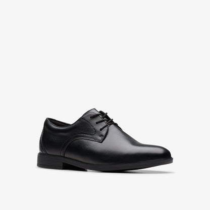 Clarks New / Jonwin Step Youth Black Leather