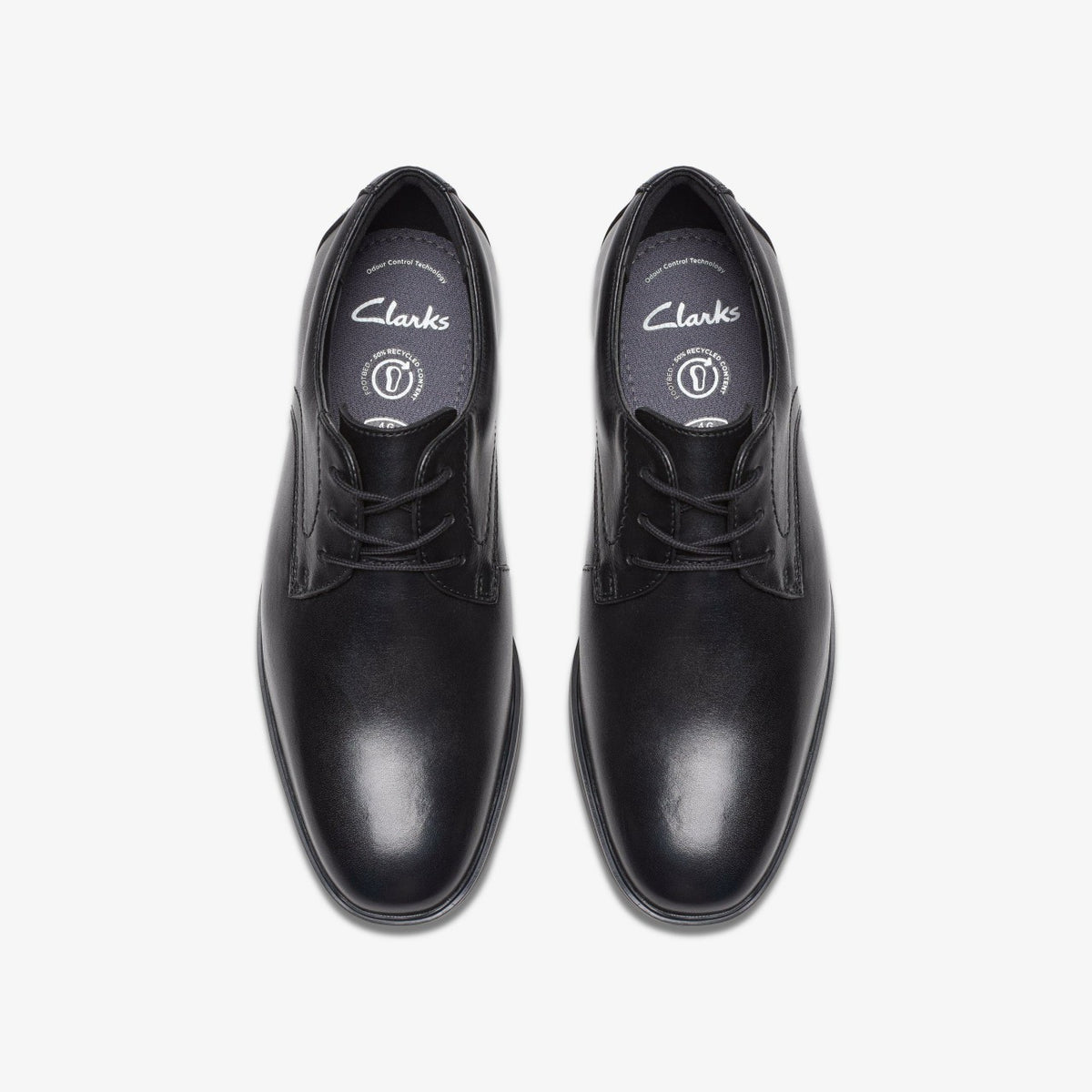 Clarks New / Jonwin Step Youth Black Leather
