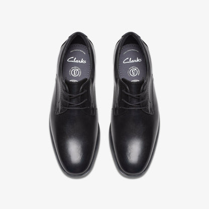 Clarks New / Jonwin Step Youth Black Leather