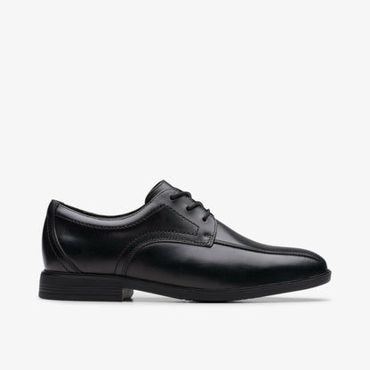 Clarks Great Value / Jonwin Loop Youth Black Leather