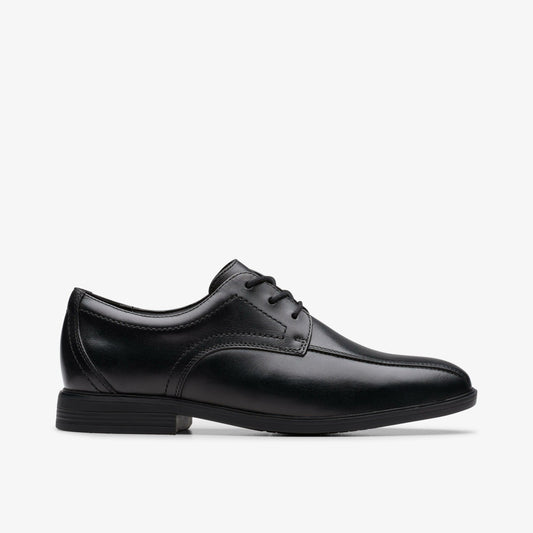 Clarks Great Value / Jonwin Loop Youth Black Leather