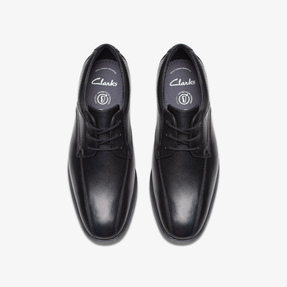 Clarks Great Value / Jonwin Loop Youth Black Leather