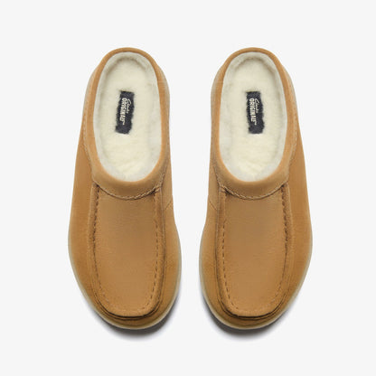 Clarks Hot Sale / Meare Mule Caramel Warmlined