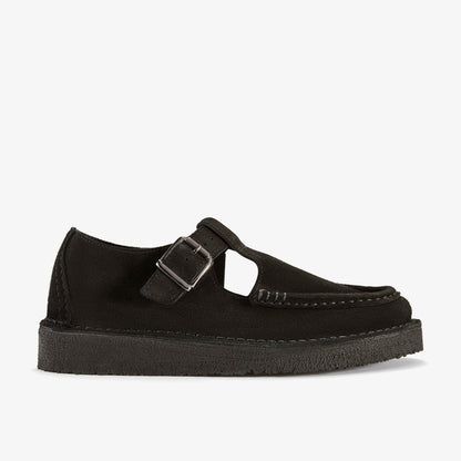 Clarks Discount / Nomad T Bar Black Suede