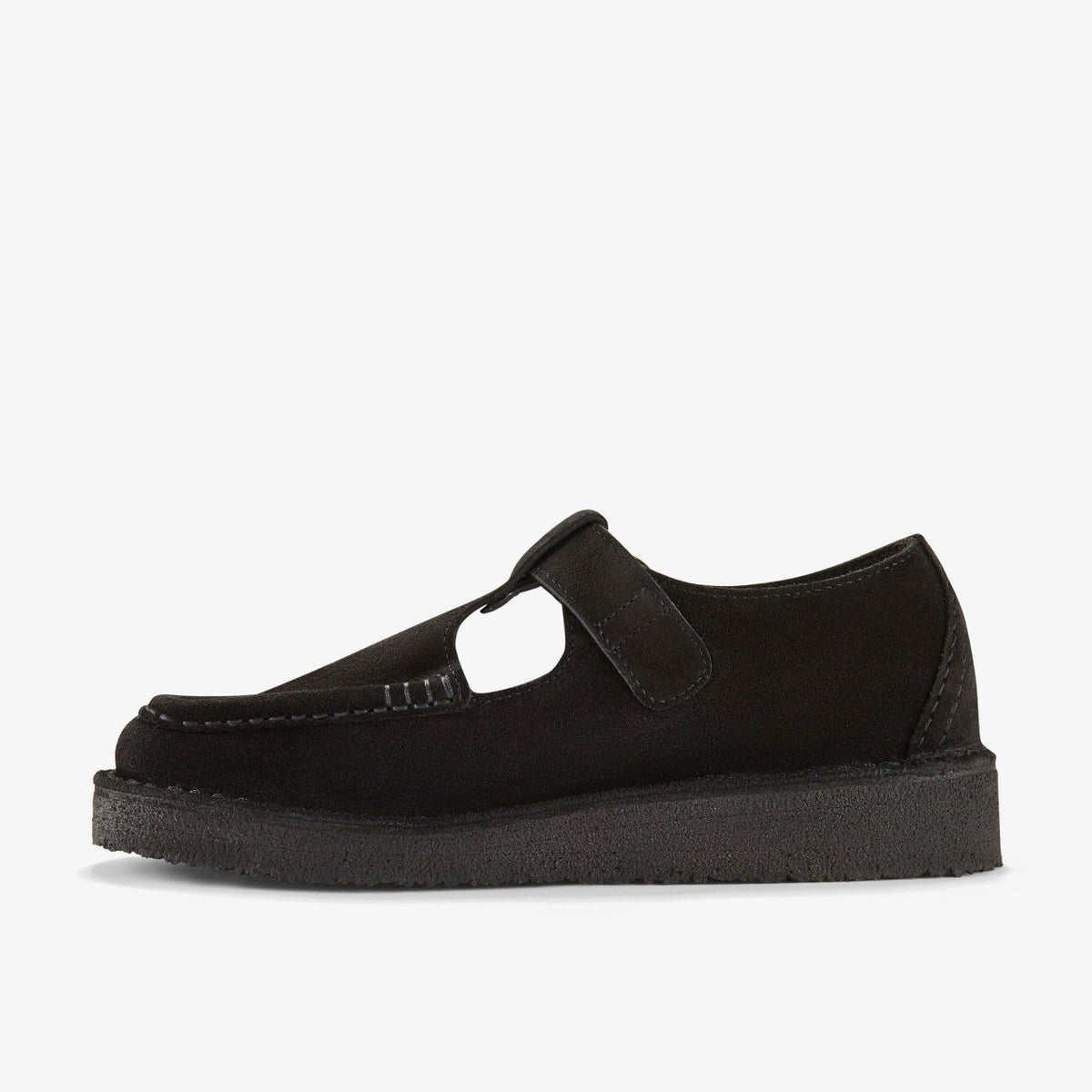 Clarks Discount / Nomad T Bar Black Suede