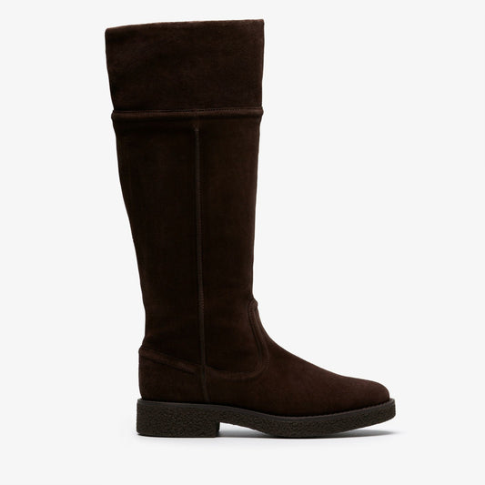 Clarks Everyday / Nella Hi Dark Brown Suede