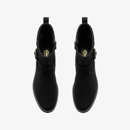 Clarks Customer Favorite / Nella Mid Black Suede