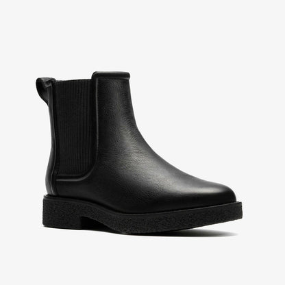Clarks Quality / Nella Top Black Leather