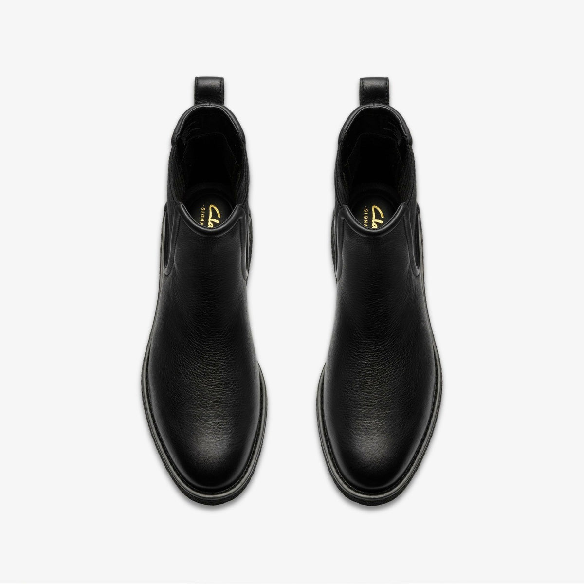 Clarks Quality / Nella Top Black Leather