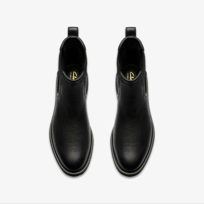 Clarks Quality / Nella Top Black Leather