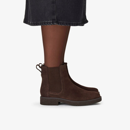 Clarks Trending / Nella Top Dark Brown Suede