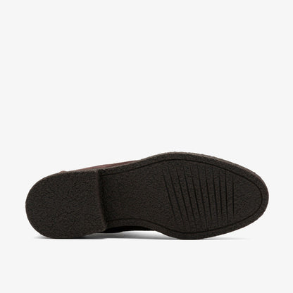 Clarks Trending / Nella Top Dark Brown Suede