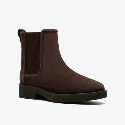 Clarks Trending / Nella Top Dark Brown Suede