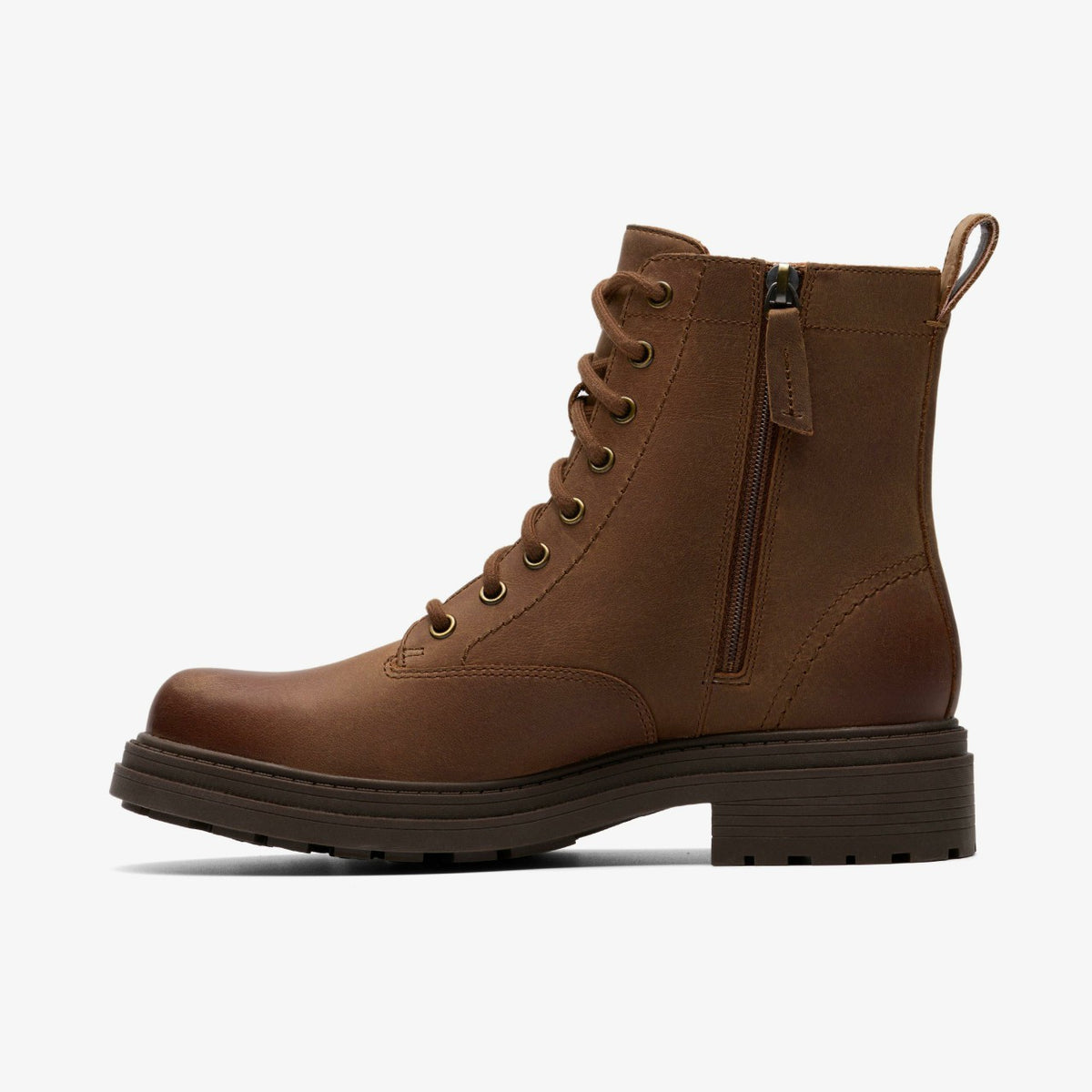 Clarks Trusted / Orinoco 3 Style Walnut Leather