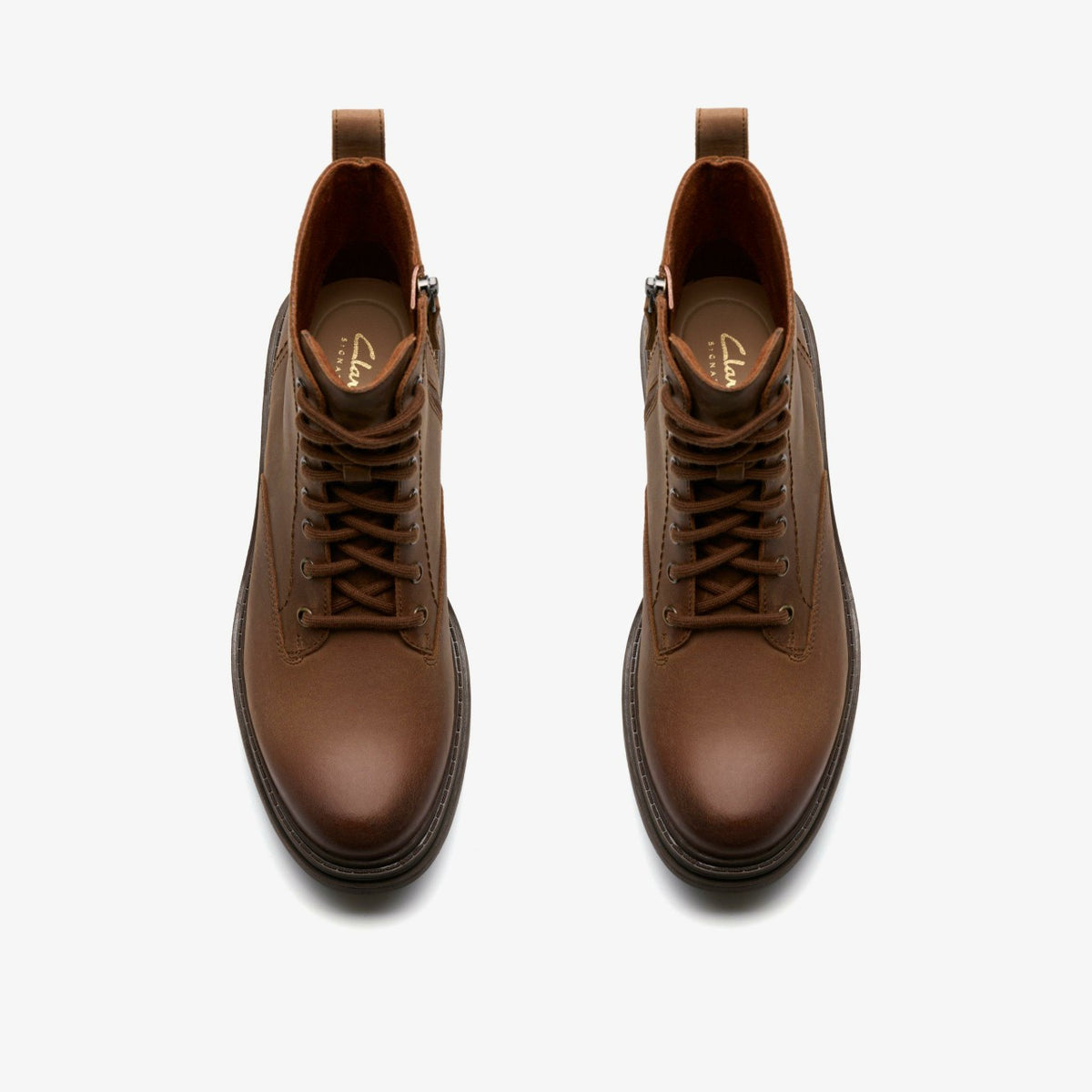 Clarks Trusted / Orinoco 3 Style Walnut Leather