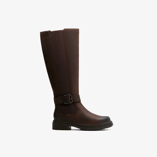 Clarks Great Value / Orinoco 3 Tall Dark Brown Leather