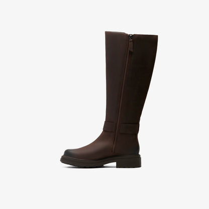 Clarks Great Value / Orinoco 3 Tall Dark Brown Leather